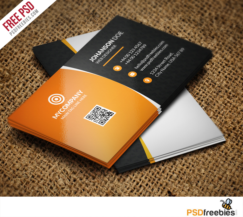 Corporate Business Card Bundle Free Psd - Download Psd Intended For Free Psd Visiting Card Templates Download