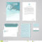 Corporate Identity Design Template. Documentation For Pertaining To Business Card Letterhead Envelope Template