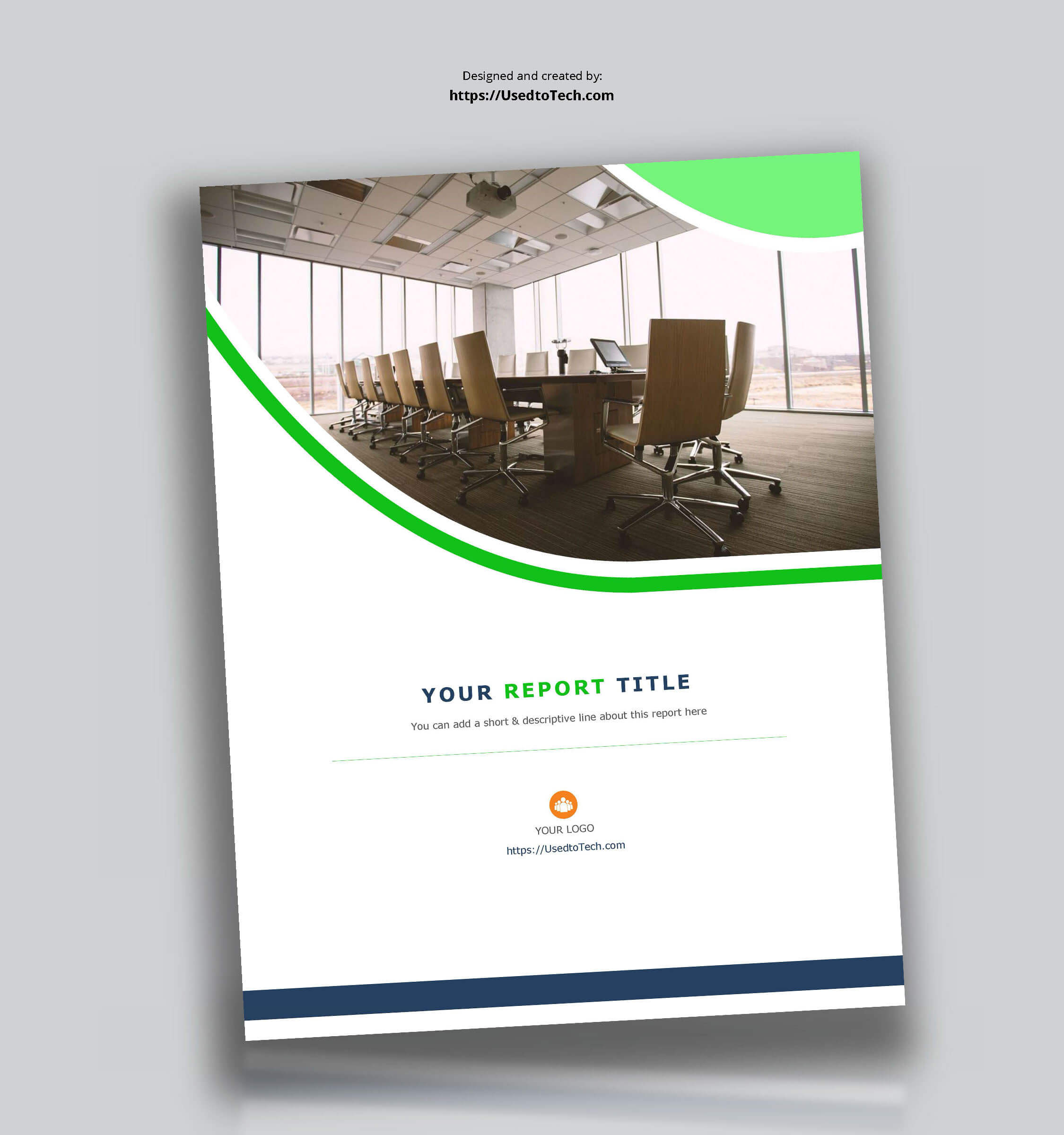 Corporate Report Design Template In Microsoft Word – Used To Pertaining To It Report Template For Word