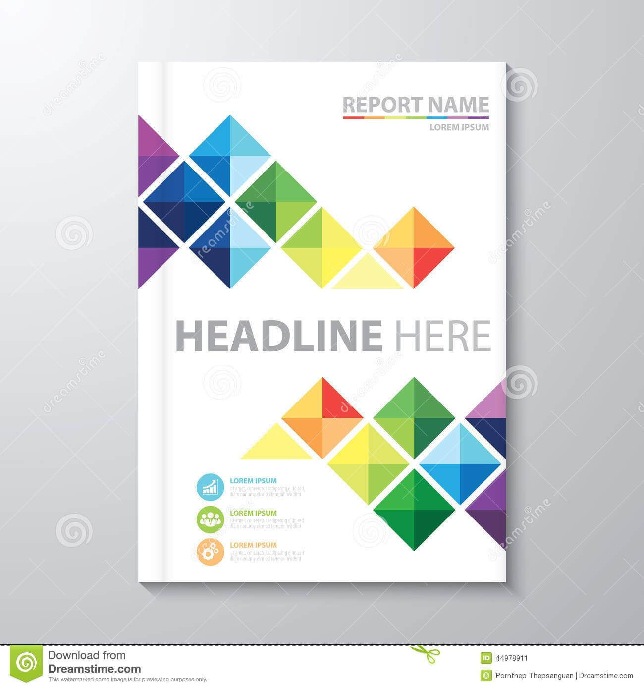Cover Annual Report Stock Vector. Illustration Of Artwork Pertaining To Cover Page For Annual Report Template