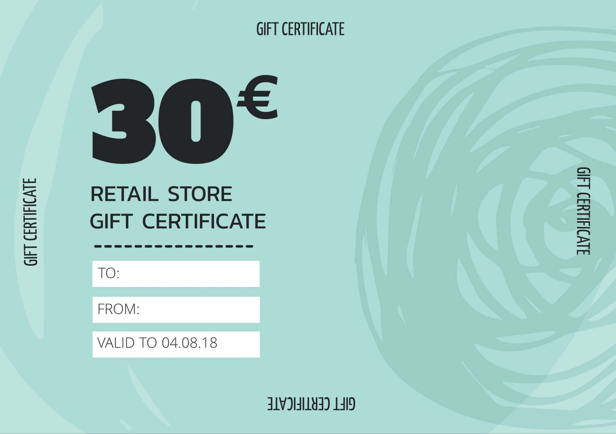 Create Personalized Gift Certificate Templates & Vouchers Within Gift Certificate Log Template