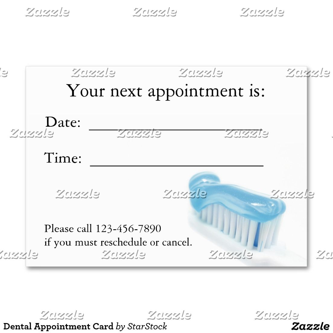 Create Your Own Profile Card | Zazzle | Dental, Dental Intended For Dentist Appointment Card Template