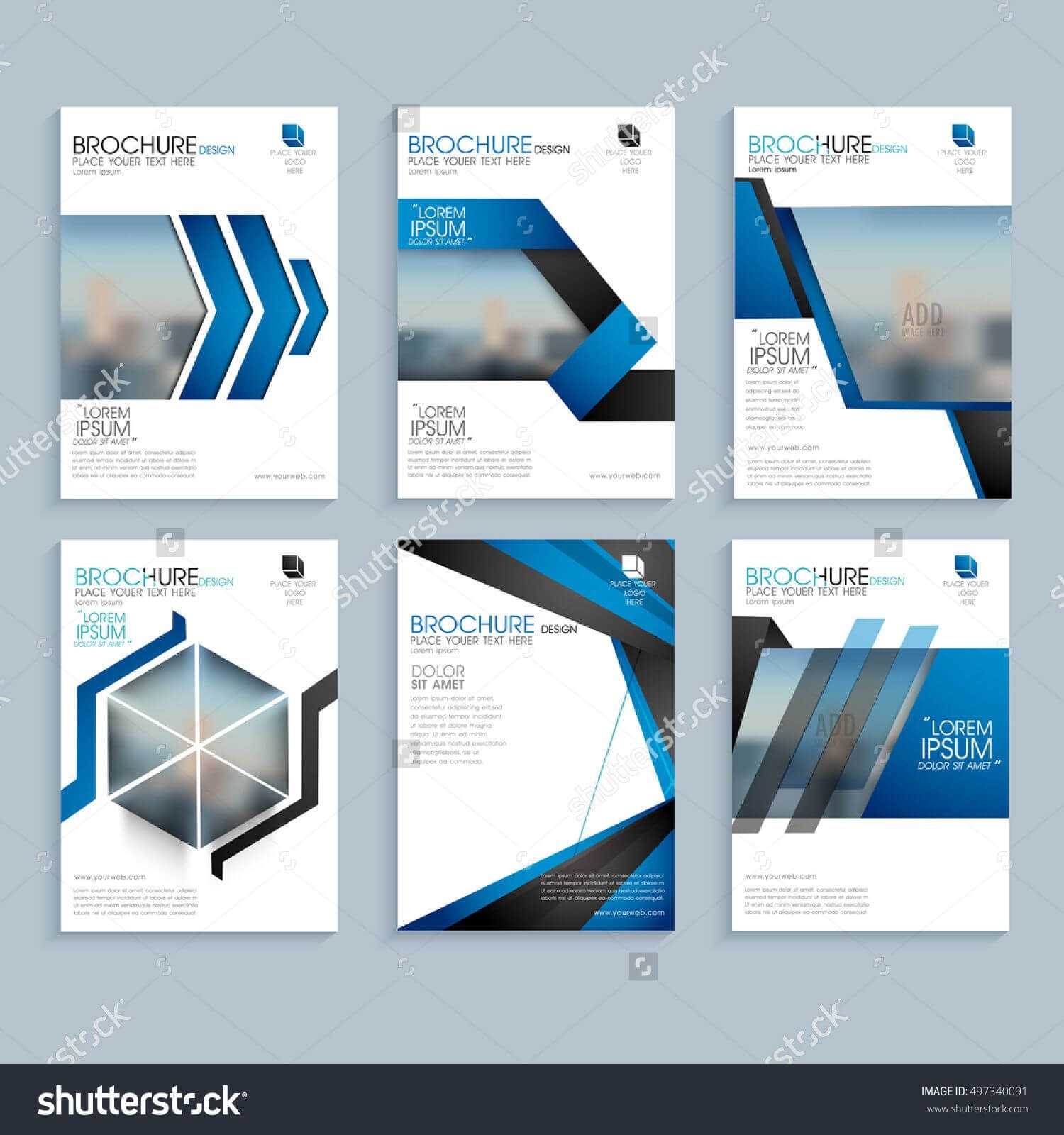 Creative Business Brochure Set, Corporate Template Layout Pertaining To Professional Brochure Design Templates