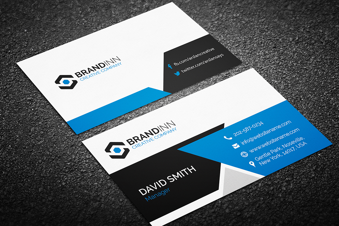 Creative Business Card 14 – Graphic Pick In Photoshop Cs6 Business Card Template