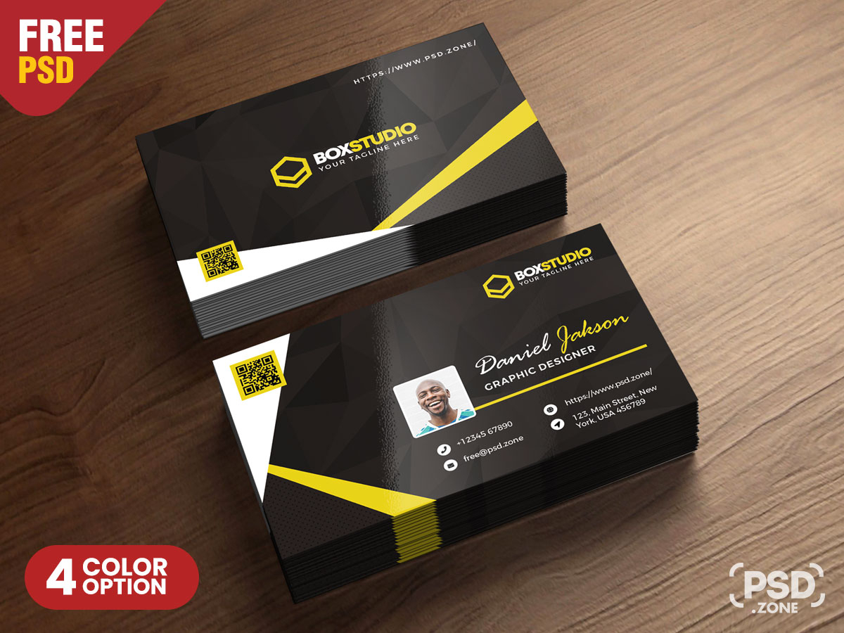 Creative Business Card Template Psd – Psd Zone Throughout Psd Name Card Template