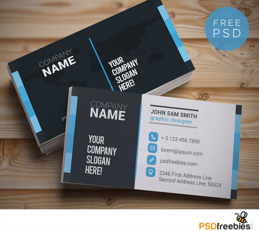 Creative Designer Business Card Template Free Psd – Download Psd For Unique Business Card Templates Free