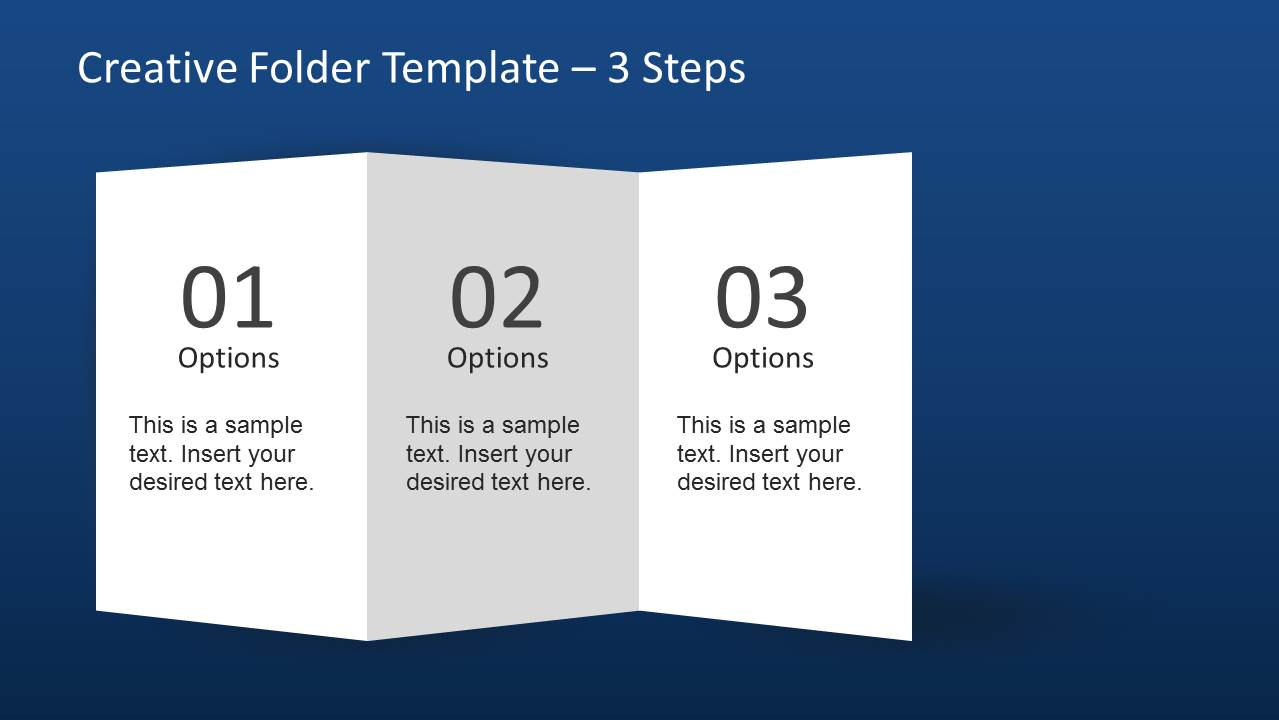 Creative Folder Template Layout For Powerpoint Intended For Brochure 4 Fold Template