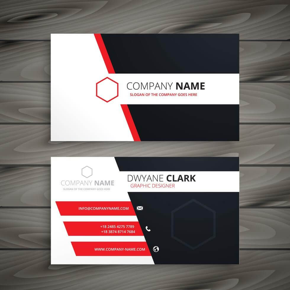 Creative Visit Card Template Vector Design Illustration With Regard To Designer Visiting Cards Templates