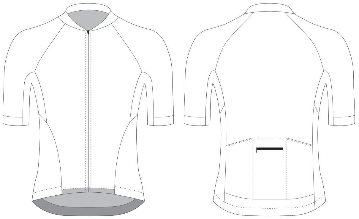 Custom Blank Cycling Jersey Design Template - Cyclingbox In Blank Cycling Jersey Template