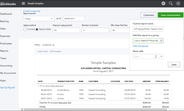 Custom Reports In Quickbooks Online - Instructions intended for Quick Book Reports Templates