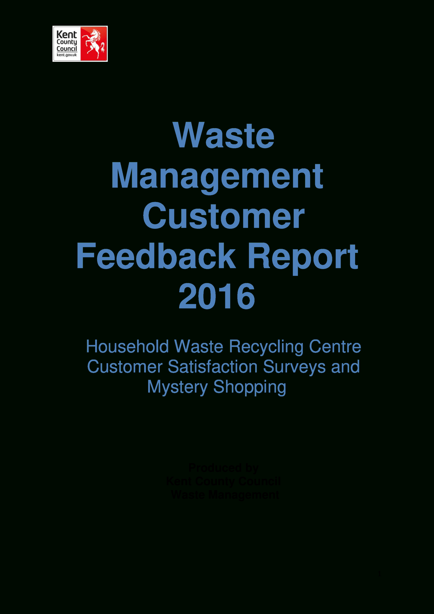 Customer Report | Templates At Allbusinesstemplates For Waste Management Report Template