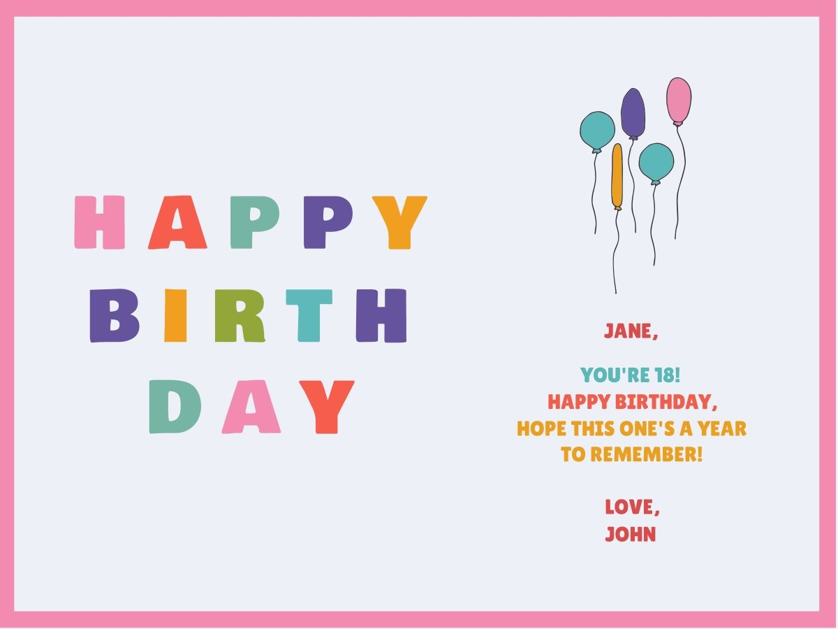 Customize Our Birthday Card Templates – Hundreds To Choose From For Foldable Birthday Card Template