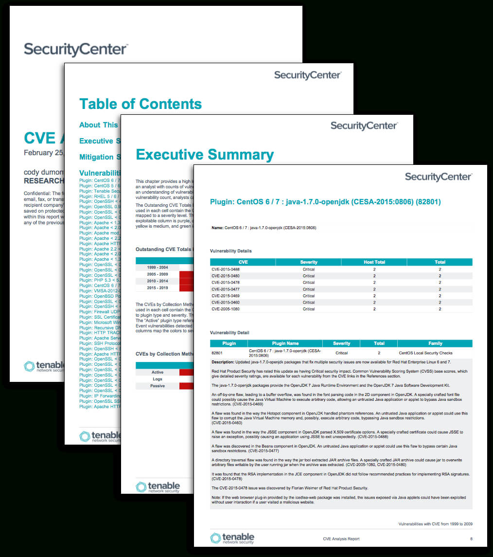 Cve Analysis Report – Sc Report Template | Tenable® Regarding Information Security Report Template