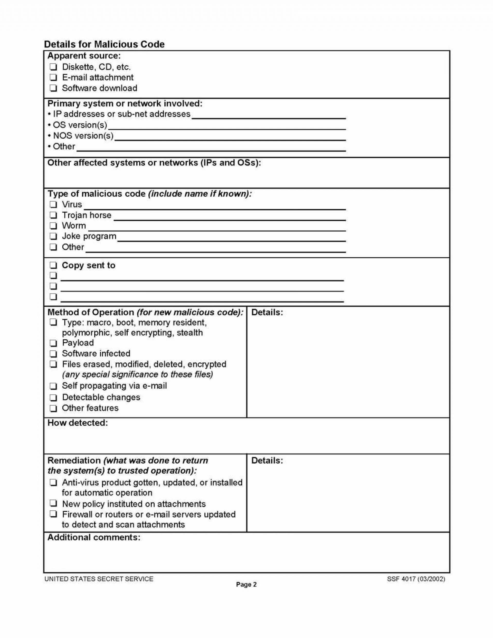 Cyber Security Incident Report Template – Zimer.bwong.co Regarding Computer Incident Report Template