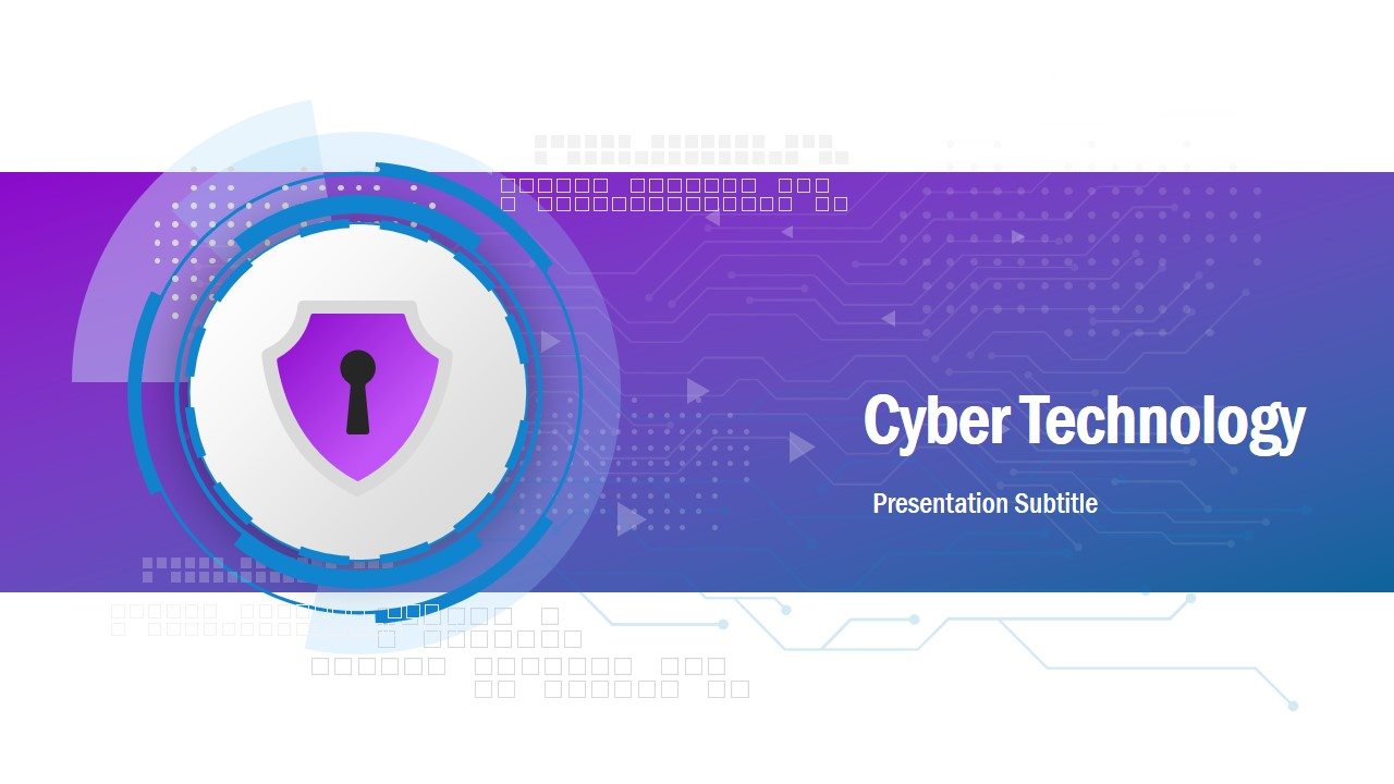Cyber Technology Powerpoint Template Within High Tech Powerpoint Template