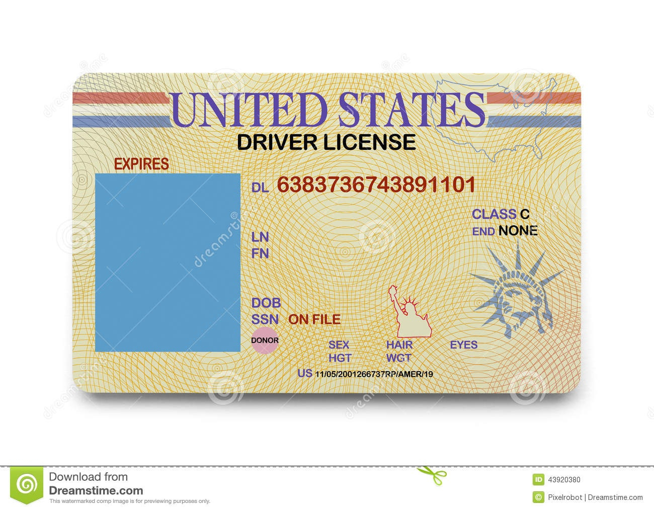 D9Bf2 California Drivers License Template | California With Regard To Blank Drivers License Template