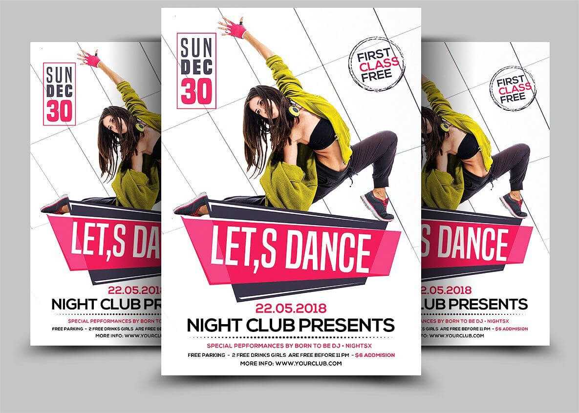 Dance Flyer #design#free#professional#adobe | Templates With Regard To Dance Flyer Template Word