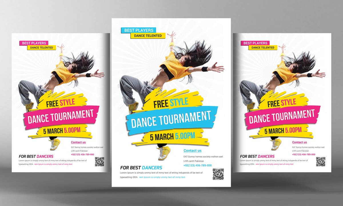 Dance Flyers – Forza.mbiconsultingltd For Dance Flyer Template Word
