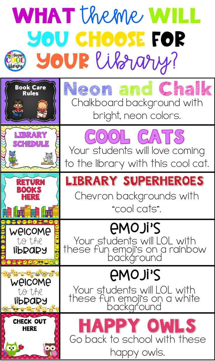 Decorate Your School Library With One Of These Bulletin Intended For Bulletin Board Template Word