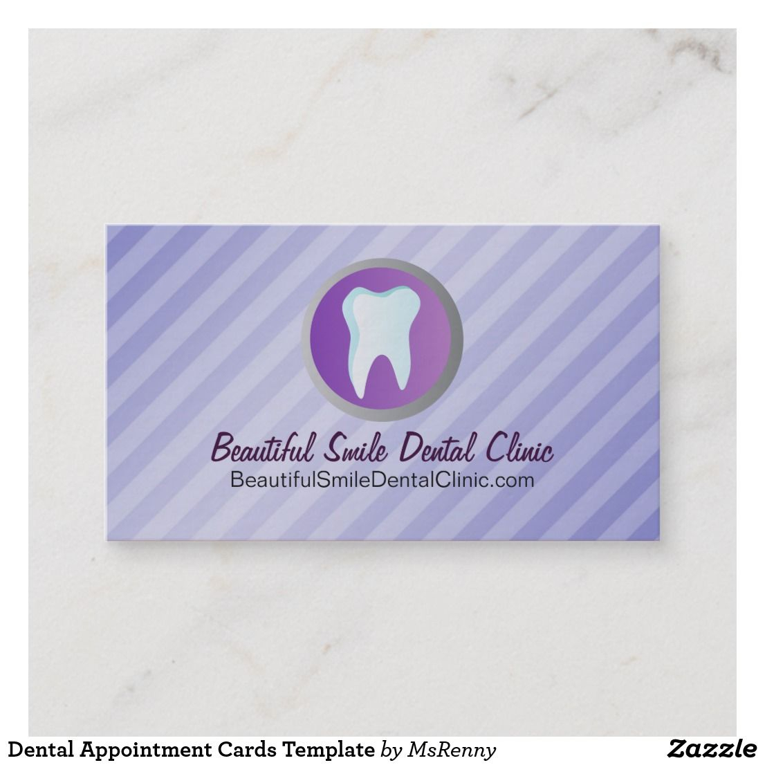 Dental Appointment Cards Template | Zazzle | Cards Pertaining To Dentist Appointment Card Template