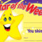Details About 30 Childrens Star Of The Week 'you Shine' Reward Recognition  Certificate Awards Pertaining To Star Of The Week Certificate Template