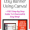 Discover An Easy Way To Create A Beautiful Etsy Banner That Intended For Free Etsy Banner Template