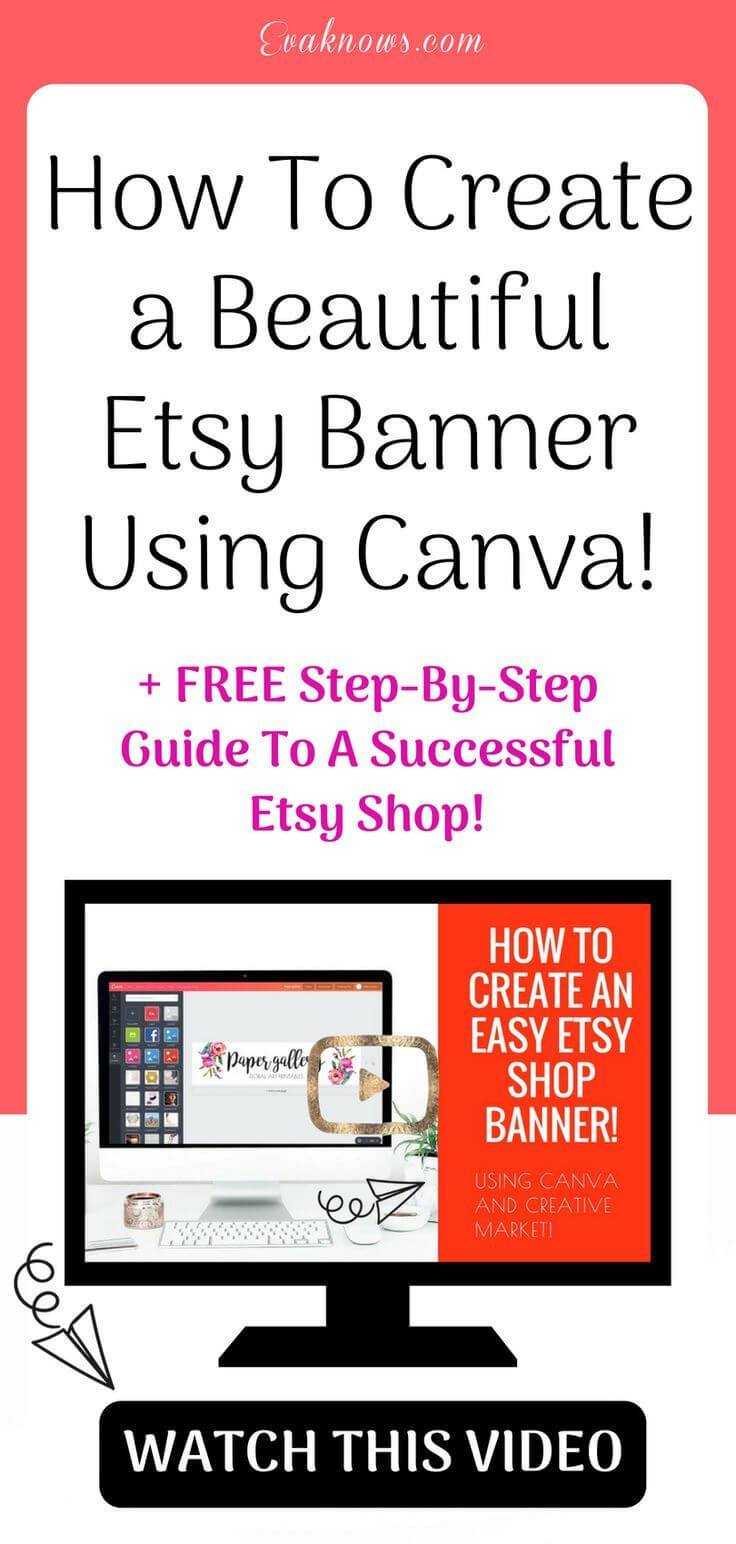 Discover An Easy Way To Create A Beautiful Etsy Banner That Intended For Free Etsy Banner Template