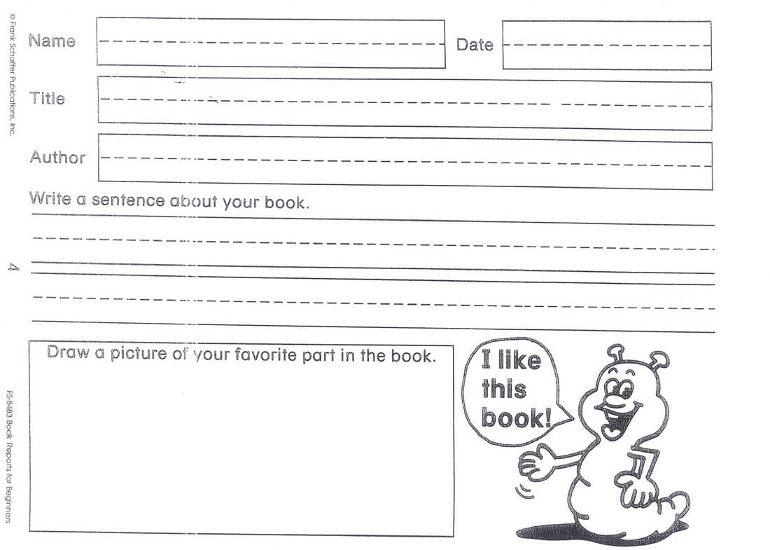 Do Book Reports 1St Grade – Assigning A Book Report In 1St Inside 1St Grade Book Report Template