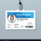 Doctor Id Card Medical Identity Badge Template Vector Image Regarding Hospital Id Card Template