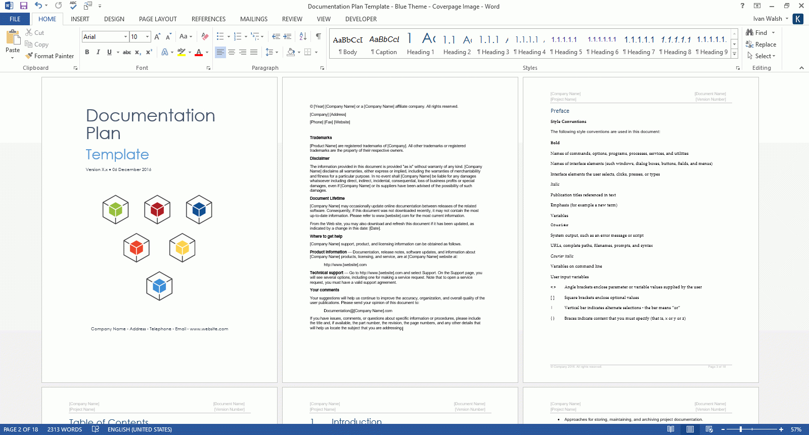 Documentation Plan Template (Ms Word/excel Wbs) – Templates Throughout Where Are Templates In Word