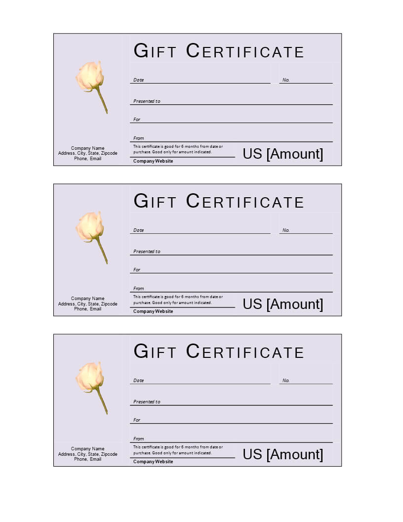 Donation Gift Certificate | Templates At Allbusinesstemplates With Regard To Company Gift Certificate Template