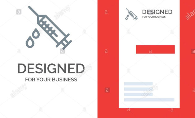 Dope, Injection, Medical, Drug Grey Logo Design And Business within Dope Card Template