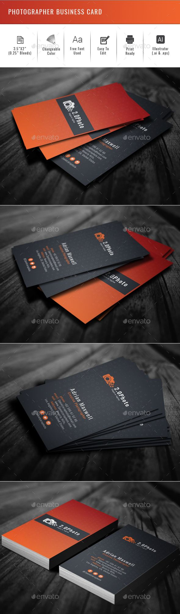 Double Sided Business Card Template Illustrator ] – Freebie Pertaining To Double Sided Business Card Template Illustrator