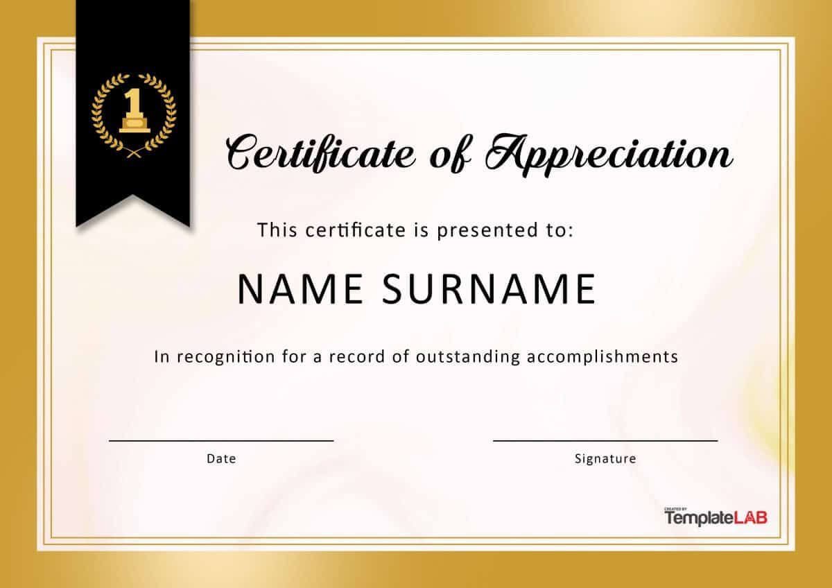 Download Certificate Of Appreciation For Employees 04 Intended For Certificate Of Excellence Template Free Download