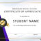 Download Certificate Of Appreciation For Students 02 With Free Student Certificate Templates