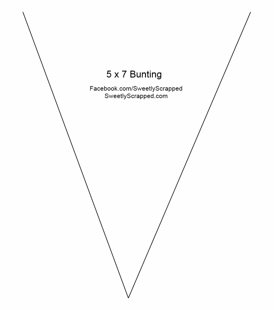 Download File 4 X 5 Triangle Banner Template – Clip Art Library In Free Triangle Banner Template