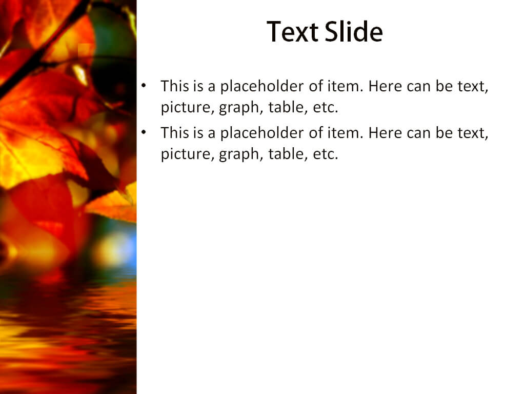 Download Free Autumn Leaves Powerpoint Template For Pertaining To Free Fall Powerpoint Templates