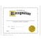 Download Free New Certificate Of Recognition Template Throughout Printable Certificate Of Recognition Templates Free