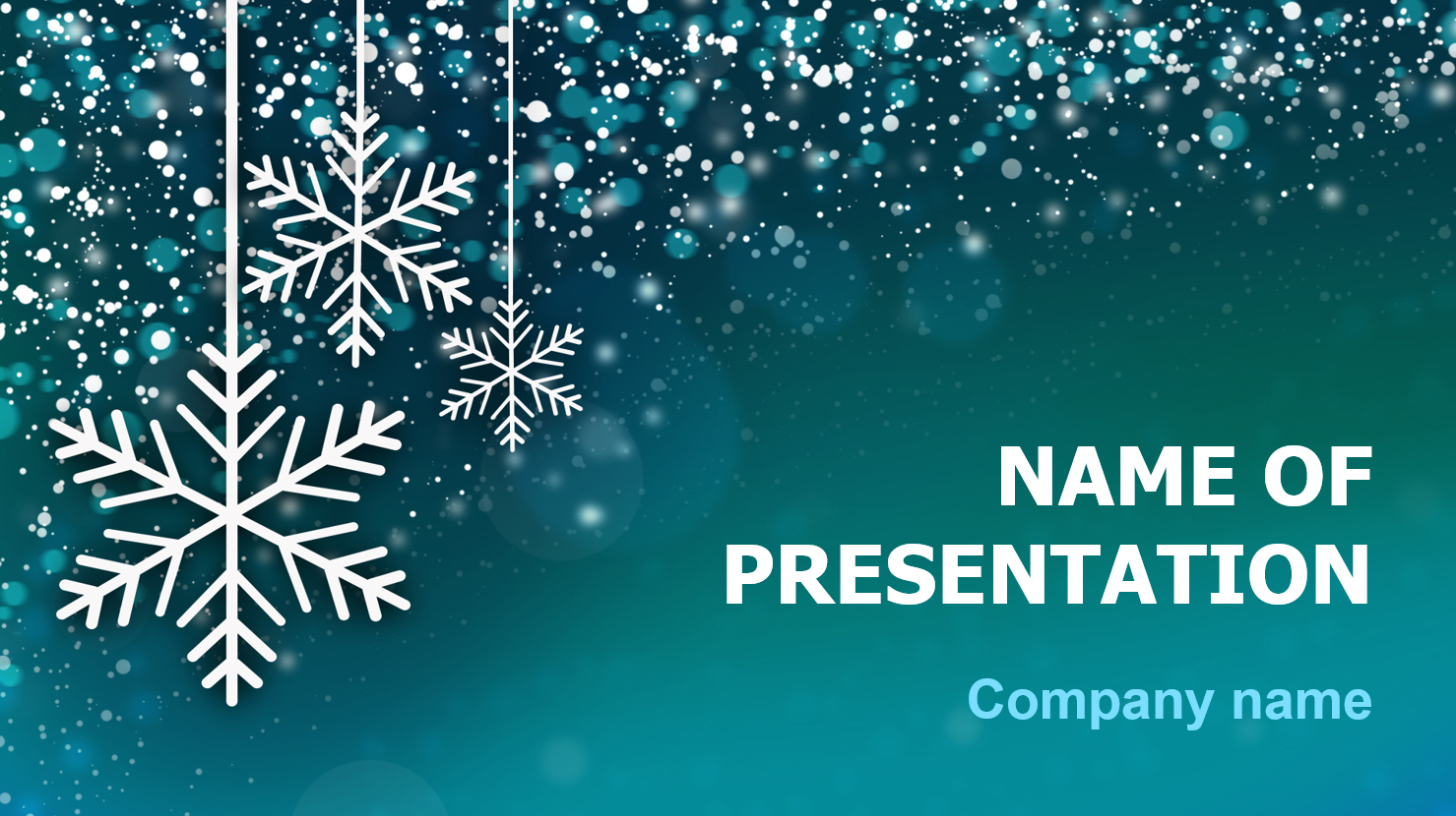 Download Free Snowing Snow Powerpoint Theme For Presentation Regarding Snow Powerpoint Template