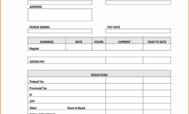Download Pay Stub Template Word Either Or Both Of The Pay for Pay Stub Template Word Document