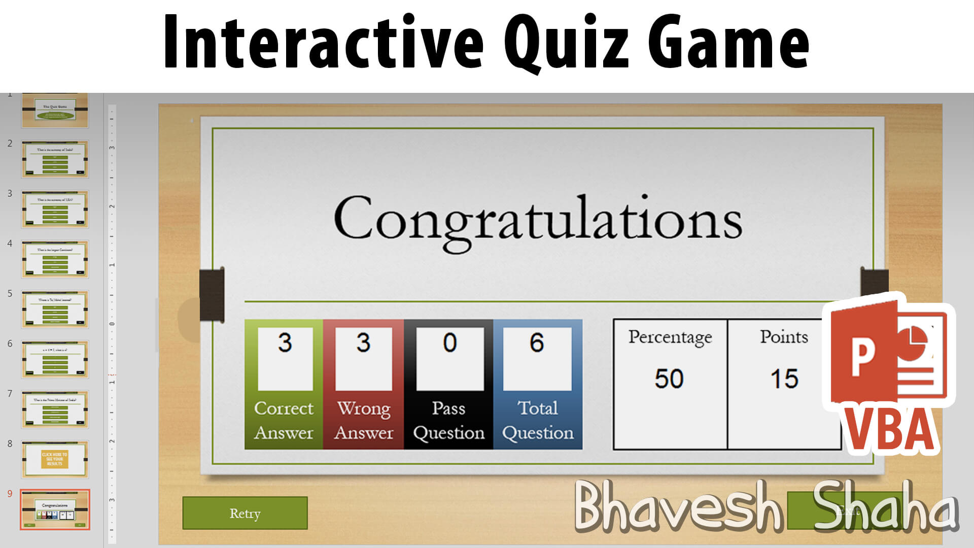 Download Powerpoint Template – Quiz Game With Points Pertaining To Trivia Powerpoint Template