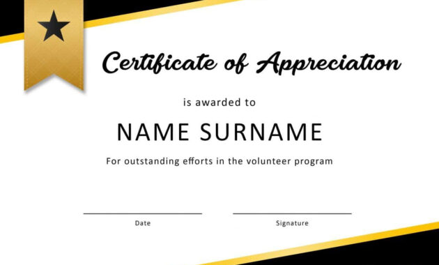 Download Volunteer Certificate Of Appreciation 02 regarding Volunteer Of The Year Certificate Template