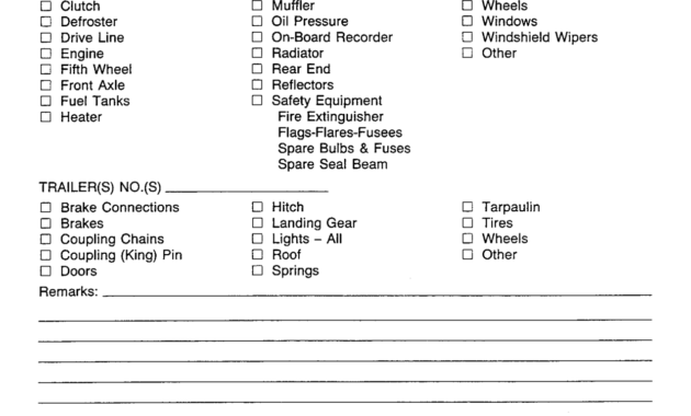 Drivers Vehicle Inspection Report Template | Vehicle with Vehicle Inspection Report Template