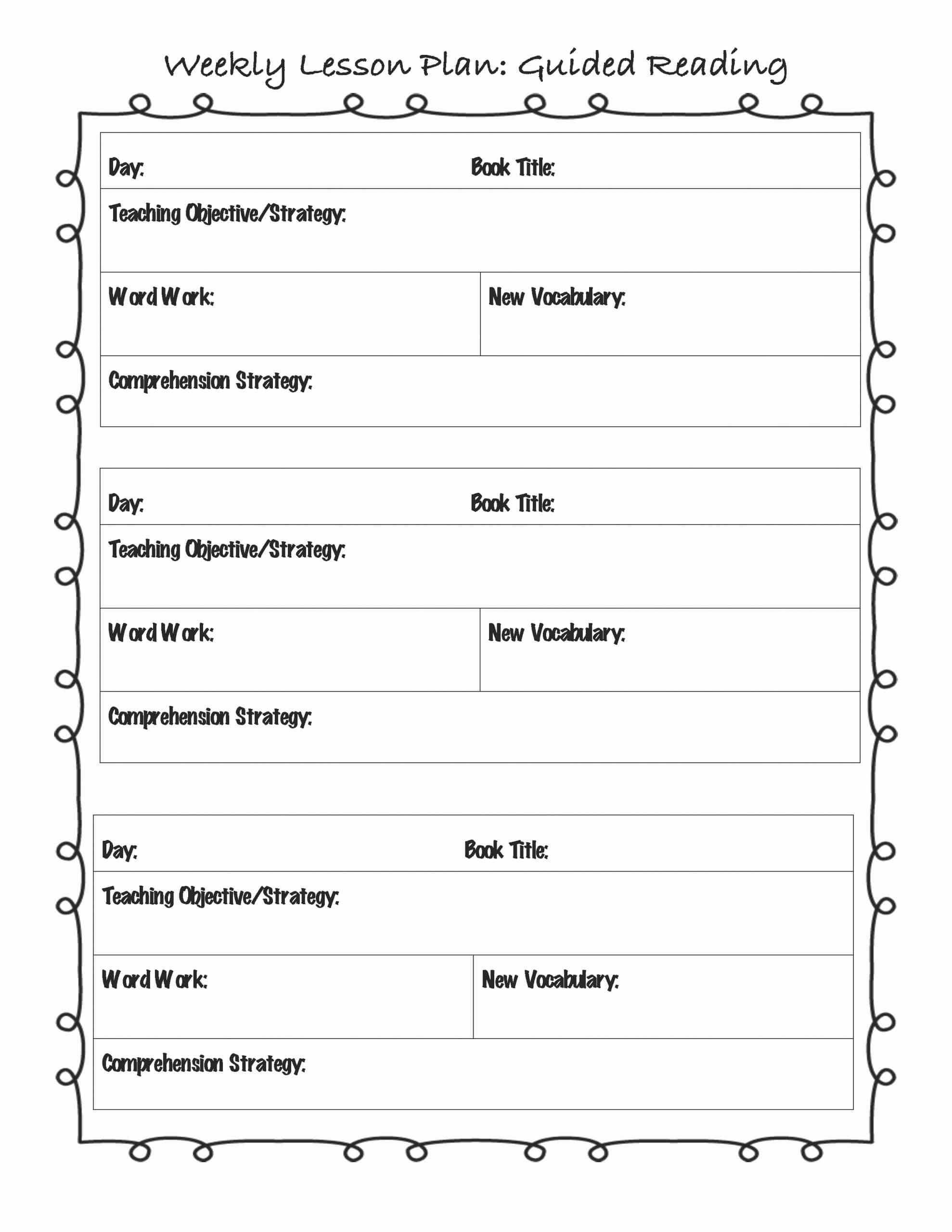 √ 28 Elementary Weekly Lesson Plan Template | Thethingjazz With Regard To Teacher Plan Book Template Word