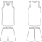 √ Blank Basketball Jersey Template Free Download Clip Art Pertaining To Blank Basketball Uniform Template