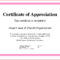 ❤️ Sample Certificate Of Appreciation Form Template❤️ Throughout Employee Anniversary Certificate Template