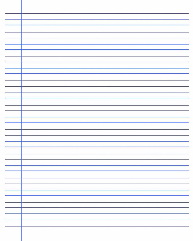 ❤️20+ Free Printable Blank Lined Paper Template In Pdf❤️ Inside Microsoft Word Lined Paper Template