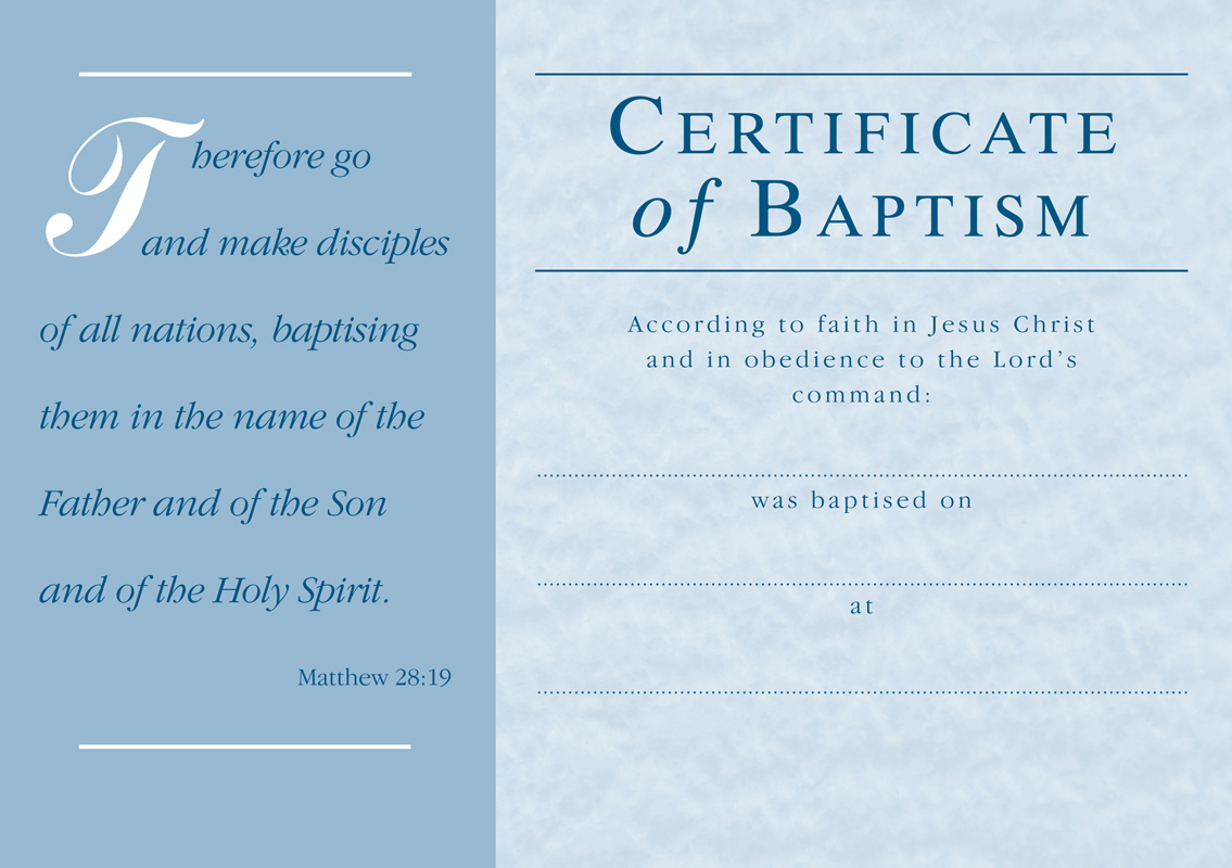 ❤️free Sample Certificate Of Baptism Form Template❤️ Within Baptism Certificate Template Download