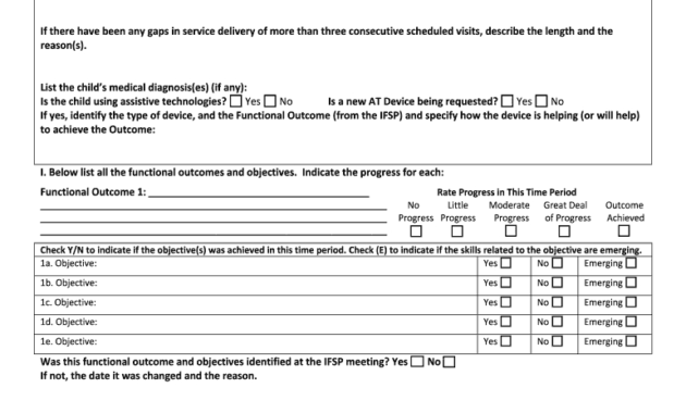 Early Intervention Progress Report - Fill Online, Printable throughout Intervention Report Template