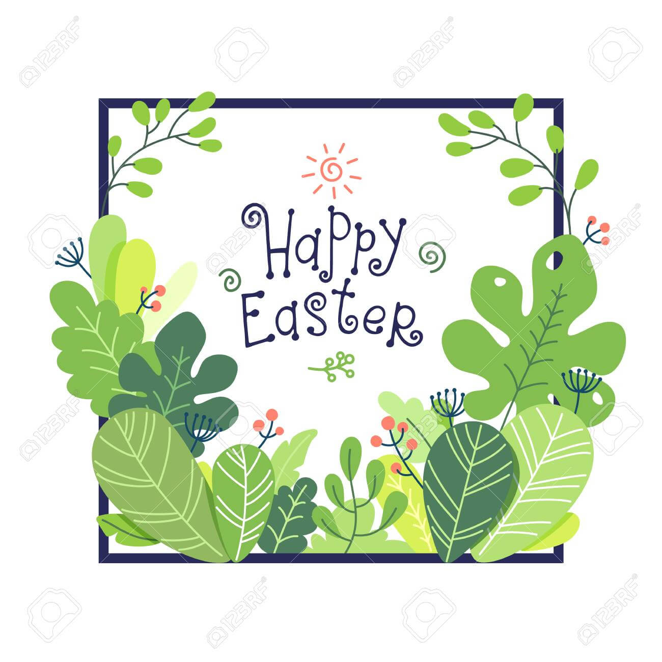 Easter Congratulations Banner Template. Floral Colorful Flat.. With Regard To Congratulations Banner Template
